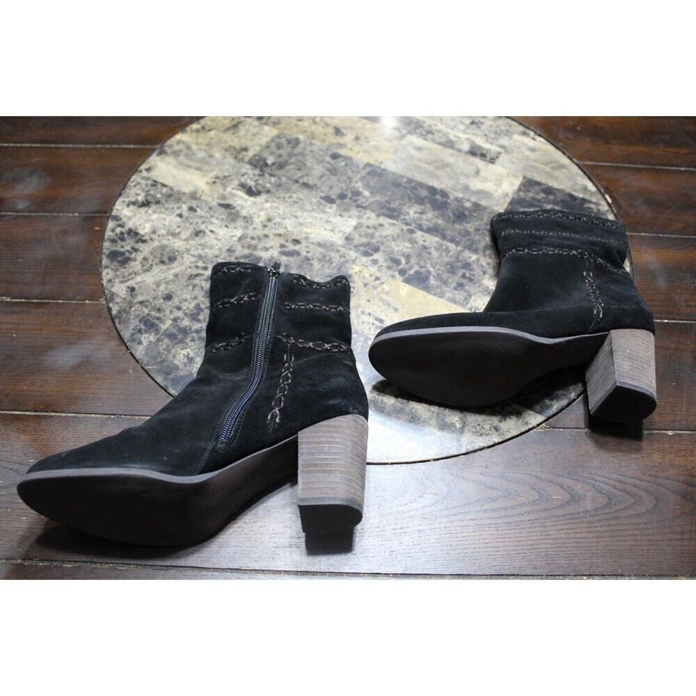 Band of Gypsies Aurora Ankle Boots Black Suede Women's Size 7 - Picture 5 of 5